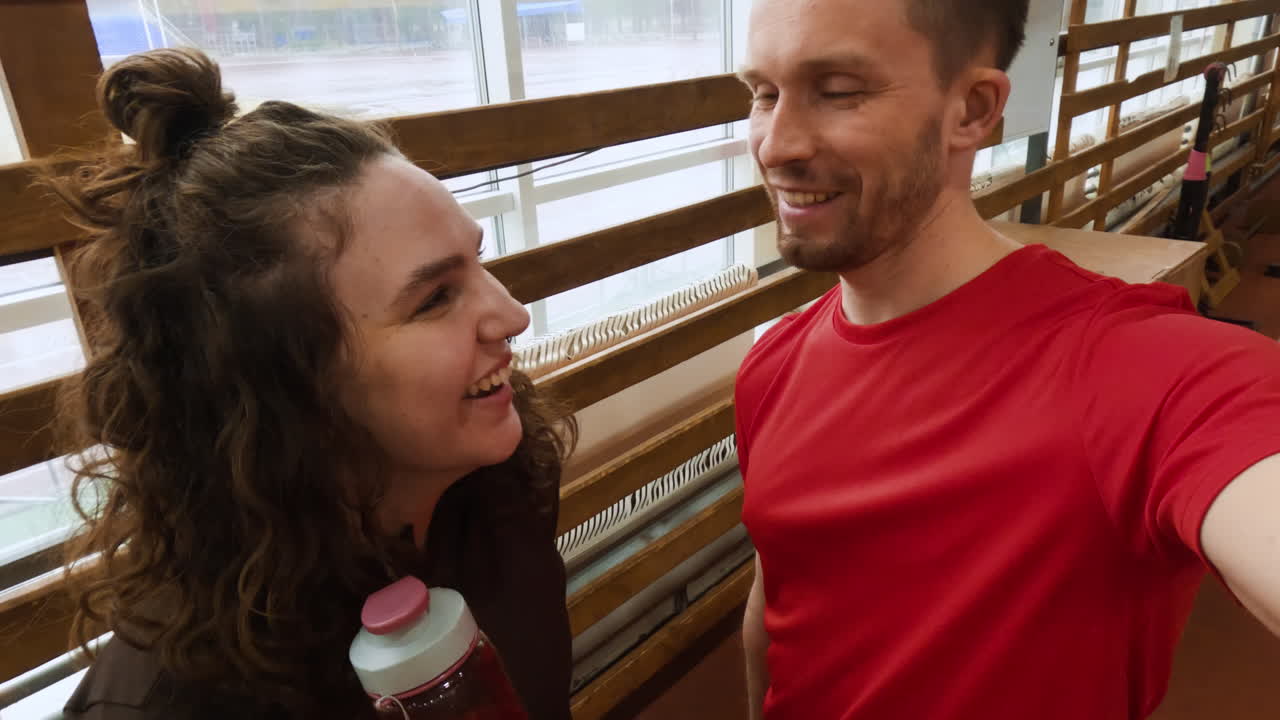 Smiling People Taking a Selfie After a Workout