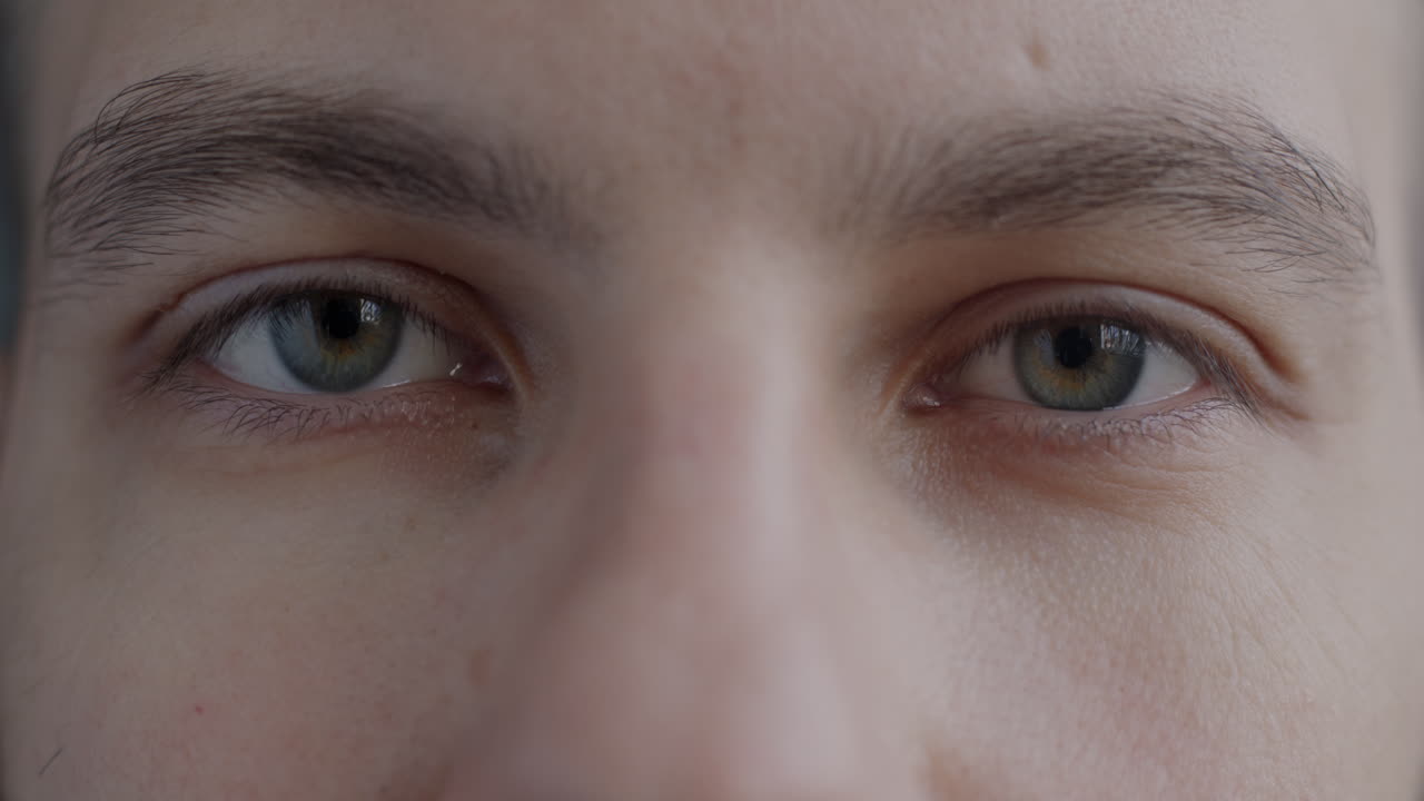 Close-up of Human Eyes