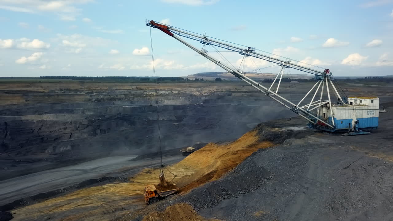 explotación de minas de carbón a cielo abierto