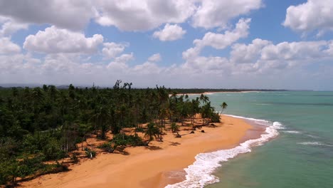 droning along the beaches of pinones in puerto rico post hurricane maria