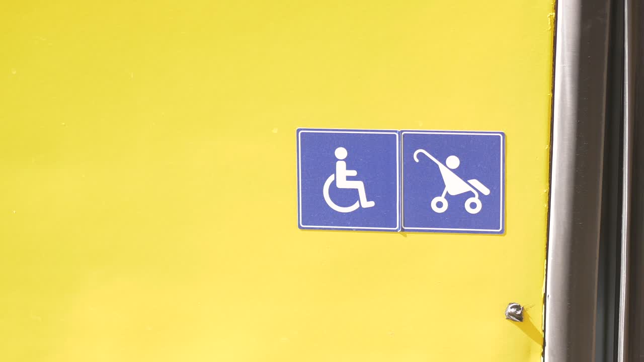Accessibility Signage for Disabled and Baby Strollers