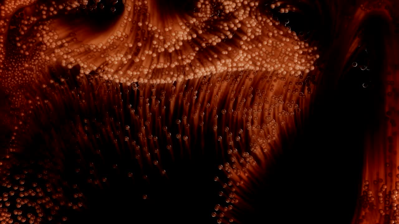 partículas de humo abstractas