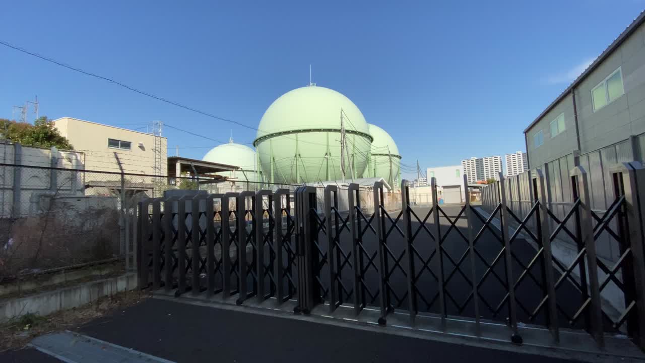 일본에서 가스 크, 도쿄 풍경