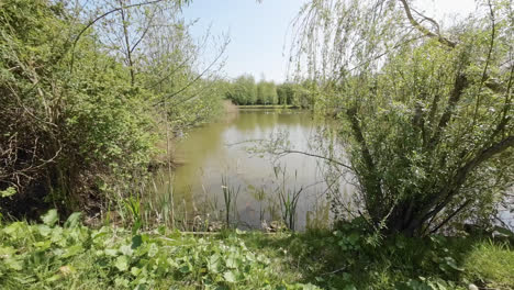 Aerial-views-of-a-coastal-waterway-in-a-Lincolnshire-nature-reserve