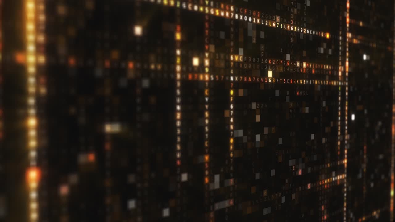 Abstract Digital Data Matrix