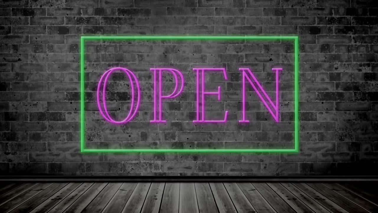 프레임 4k에서 반 ⁇ 이는 오픈 텍스트의 애니메이션