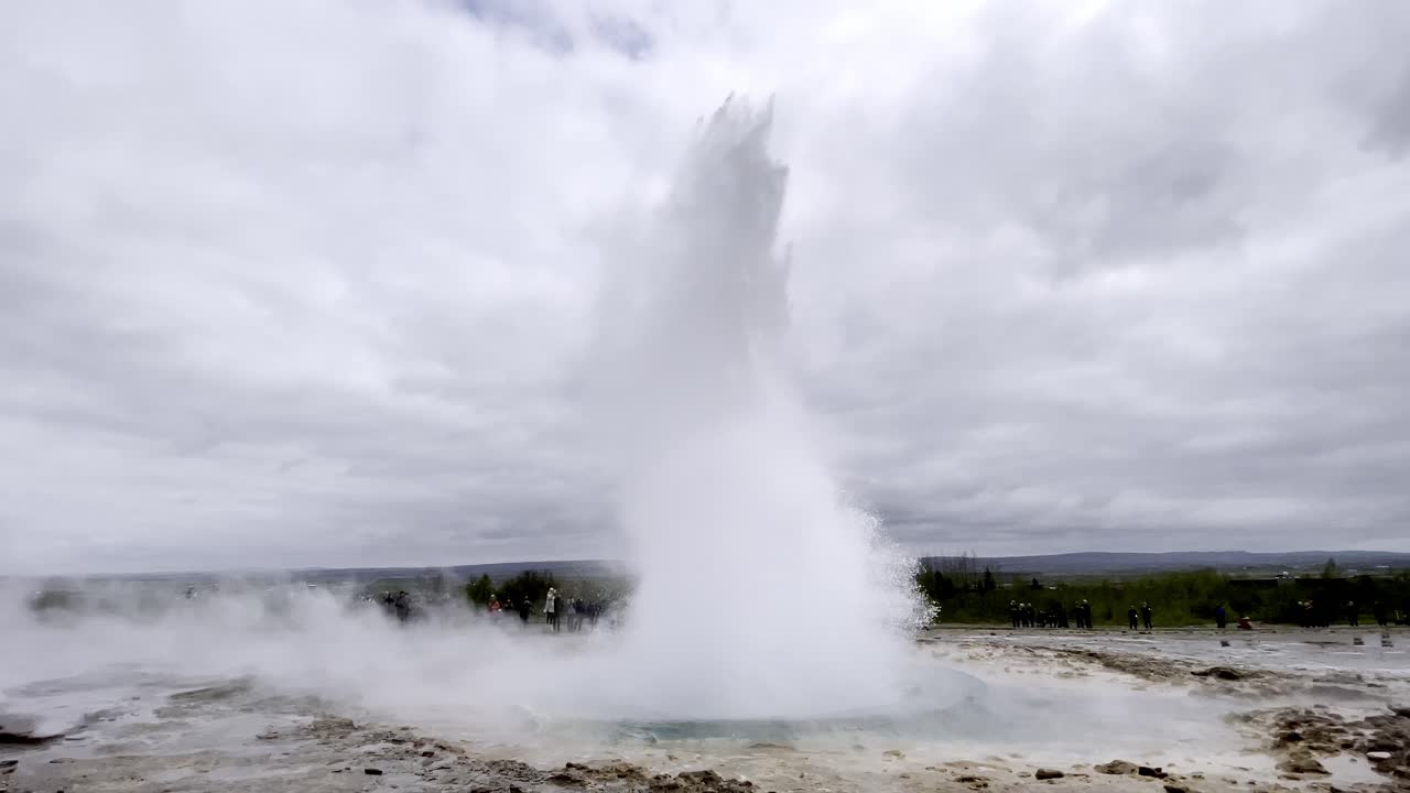Iceland - Golden Circle - Dive into the bubbling hot springs and vibrant landscapes of Iceland's Geysir geothermal area