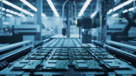 modern electronics manufacturing facility