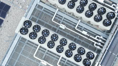 sistema de refrigeración y ventilación del edificio de almacén del centro de almacenamiento de datos