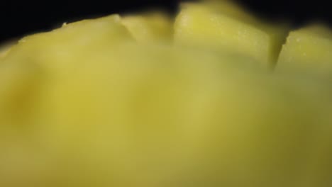 primer plano macro de mango picado