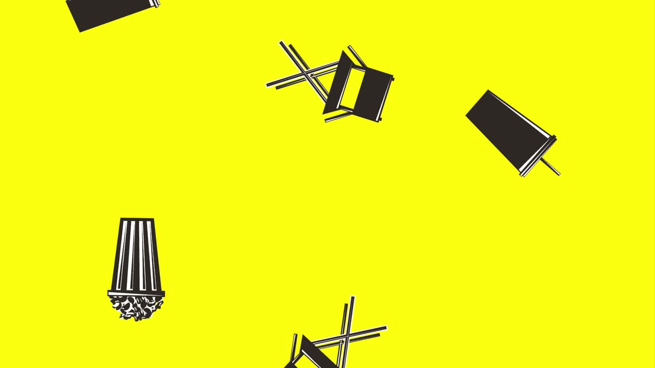 director de silla de movimiento popcorn y soda retro