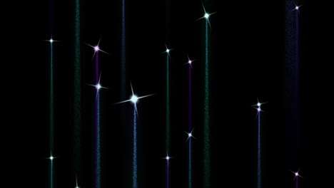 animation of fireworks exploding over black background