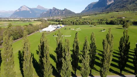 Switerland,-Maienfeld,-Horse,-Race,-Bad,-Ragaz,-Alps,-Tourism,-Nature,-swiss