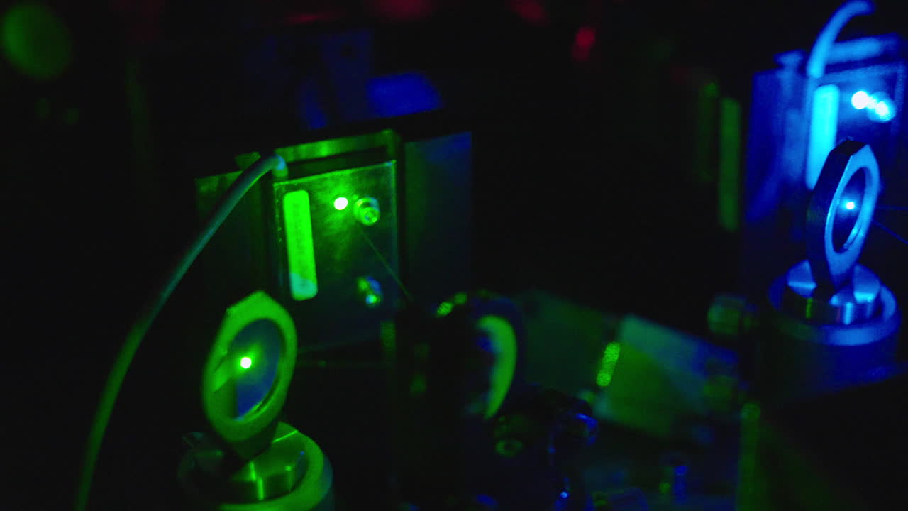 microscopía de escaneo láser confocal en cámara lenta. técnica de imágenes ópticas