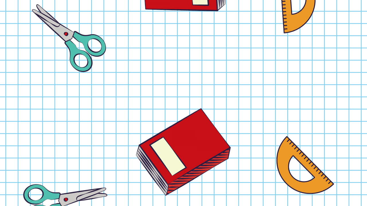 학교로 돌아가는 비디오 애니메이션