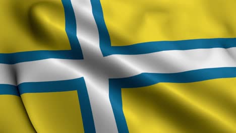 flag of the swedish region west sweden