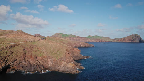 Dramatic Volcanic Coastline of Madeira Island