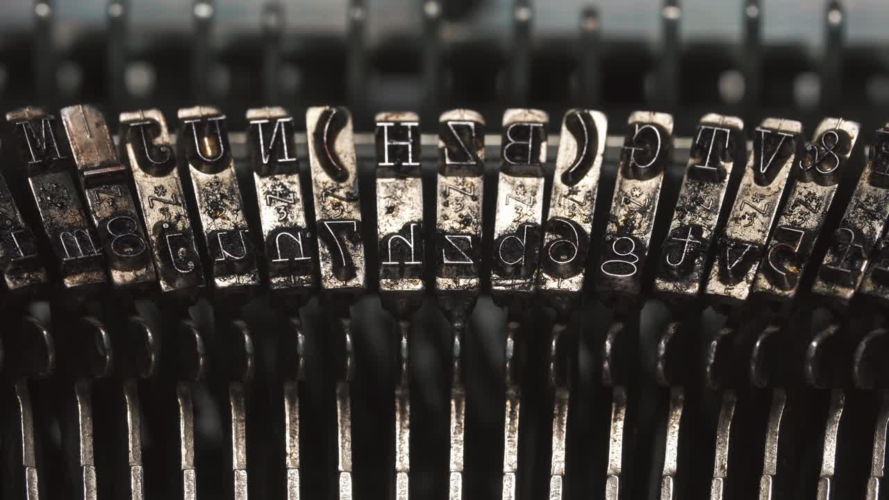 Close-up of a Typewriter