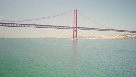 Abandoned-viewpoint-reveals-big-river-bridge-through-window