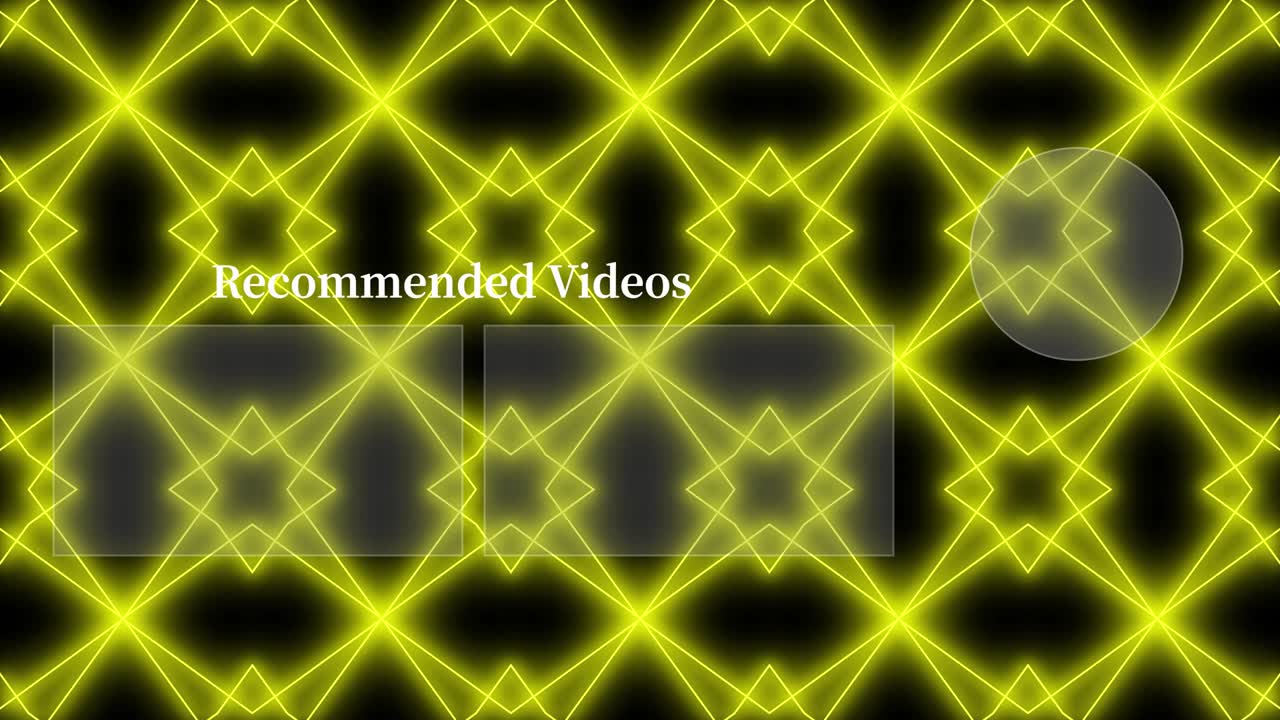 patrón geométrico fondo negro tarjeta de extremo gráficos de movimiento