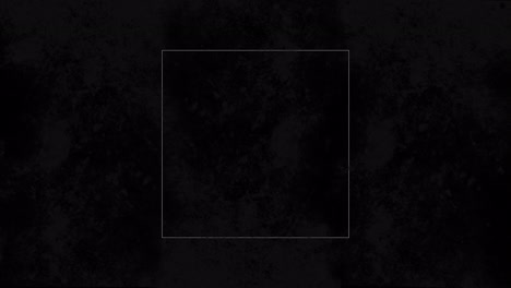 animation of square with flickering shapes on distressed background