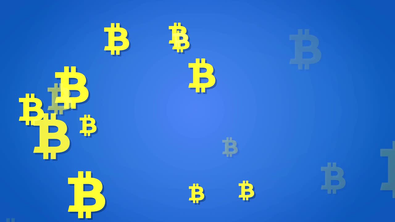 bucle de fondo de movimiento de criptomoneda de bitcoin