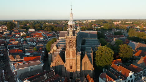 Gotische-Architektur-Der-Kirche-Sint-Janskerk-In-Der-Stadt-Gouda-In-Der-Provinz-Südholland