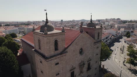 Cathedral-of-Castelo-Branco-or-Church-of-Saint-Michael-archangel,-Portugal