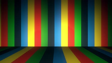 fondo de la habitación de rayas coloridas