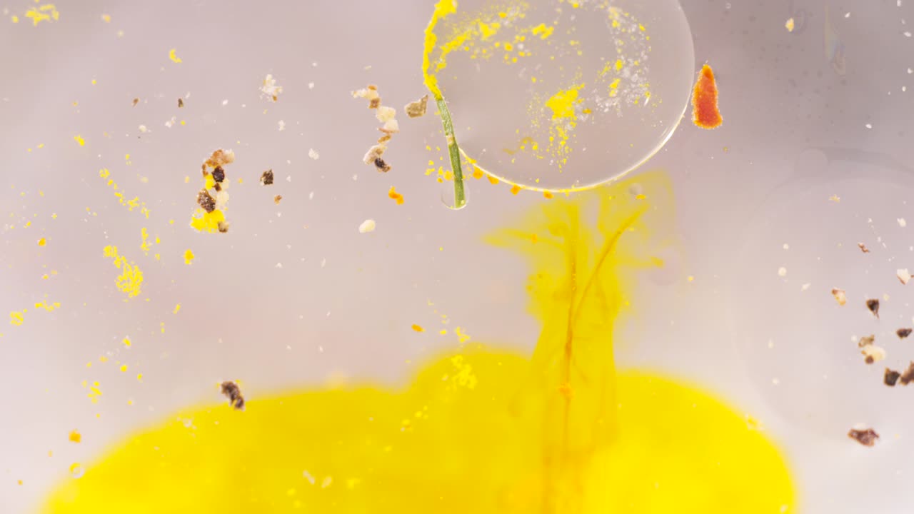 Abstract yellow egg yoke liquid background texture