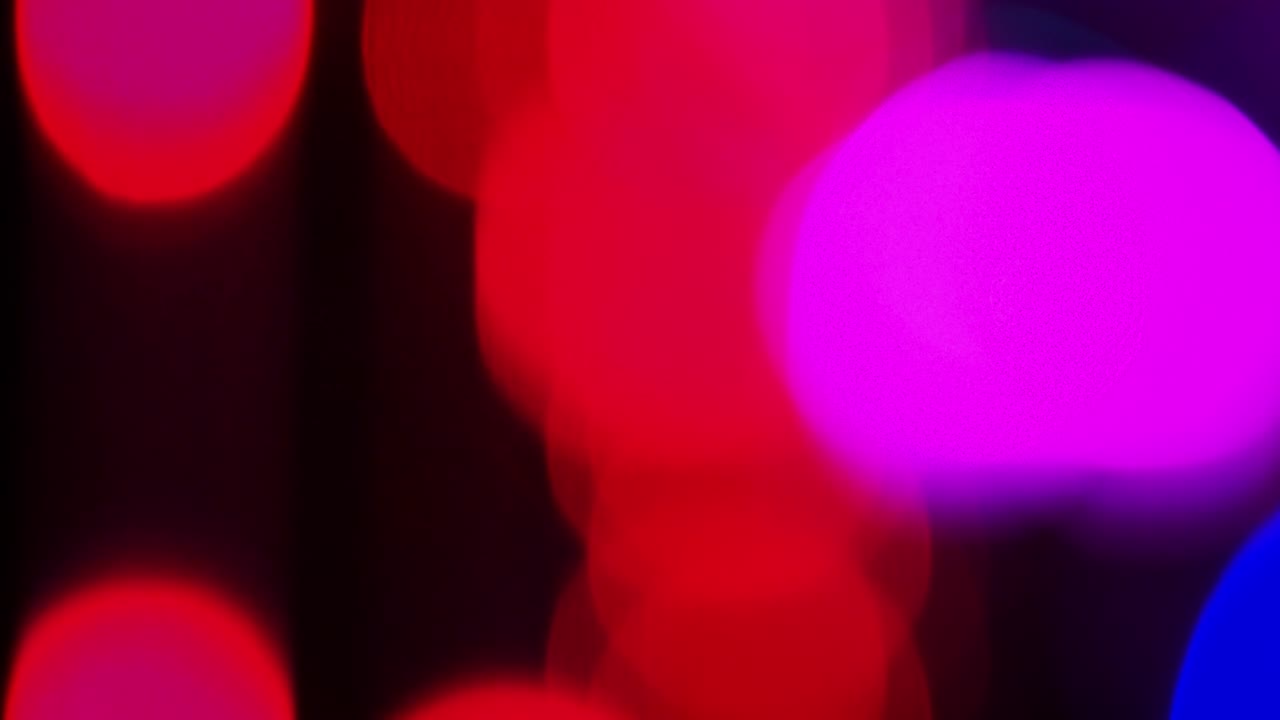 luces de neón bokeh de color borroso