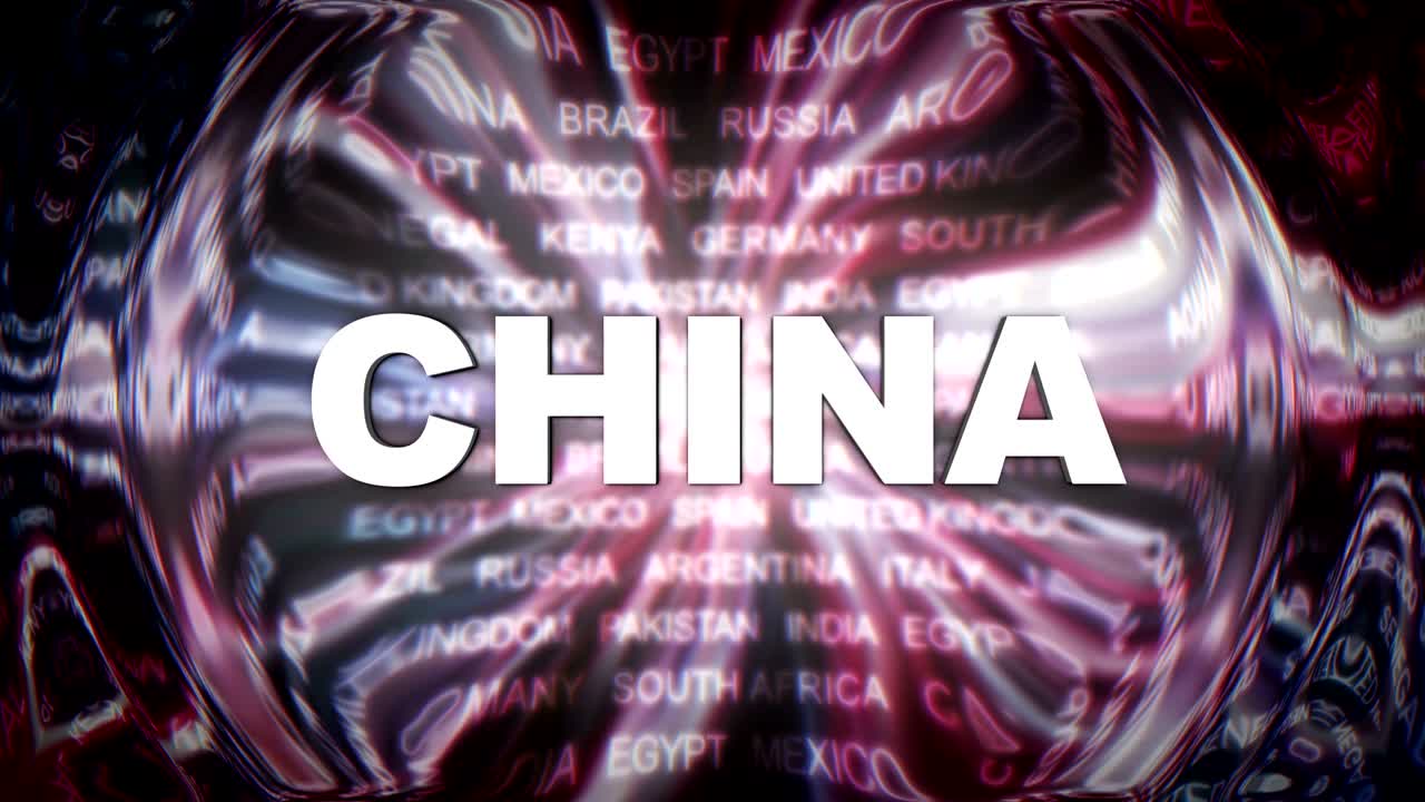 estados del mundo palabras clave explosión animación, concepto de viaje, renderización, fondo, bucle