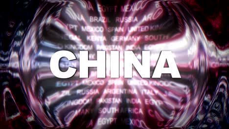 world states keywords explosion animation, traveling concept, rendering, background, loop