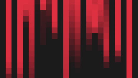 gradient red pixels in 8 bit of architecture 1