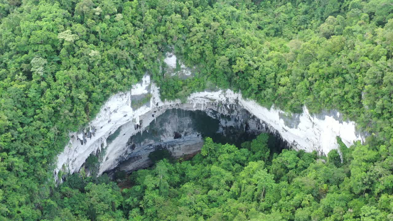 Premium stock video - Cave opening in forest of calbiga langun gobingob ...