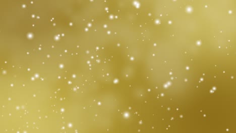fondo dorado abstracto, animación de bokeh de ensueño en bucle