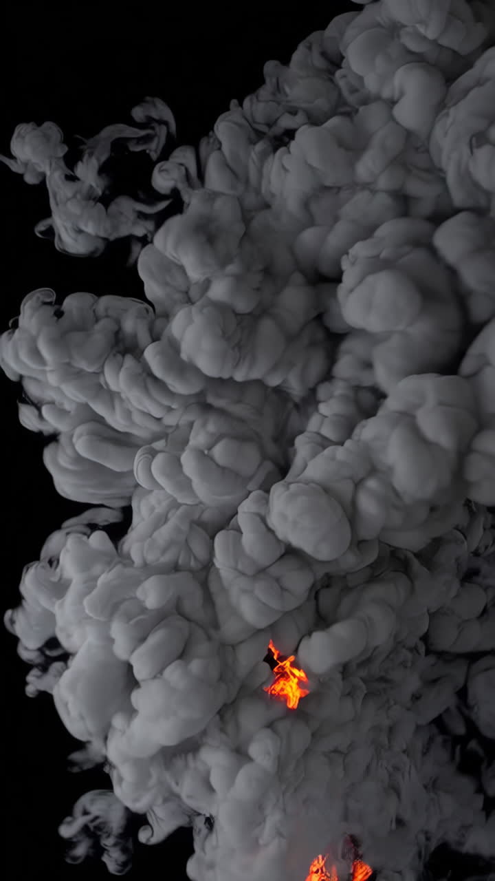 Abstract Volumetric Smoke and Fire Plume