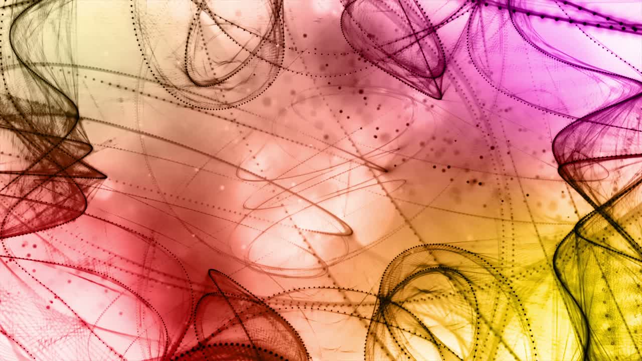 fondo de representación 3d basado en compuestos de partículas animadas