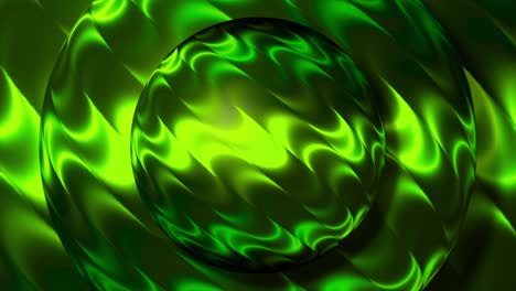 abstract green sphere