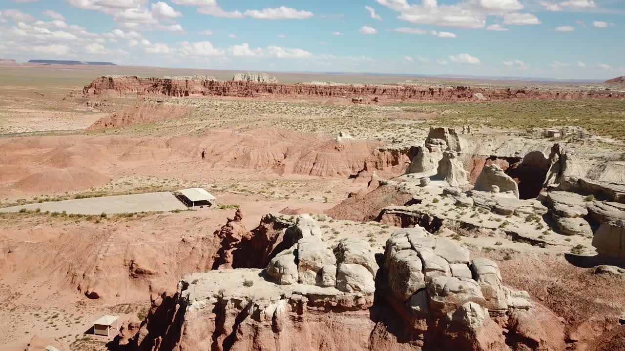 Scenic Desert Landscape with Rock Formations