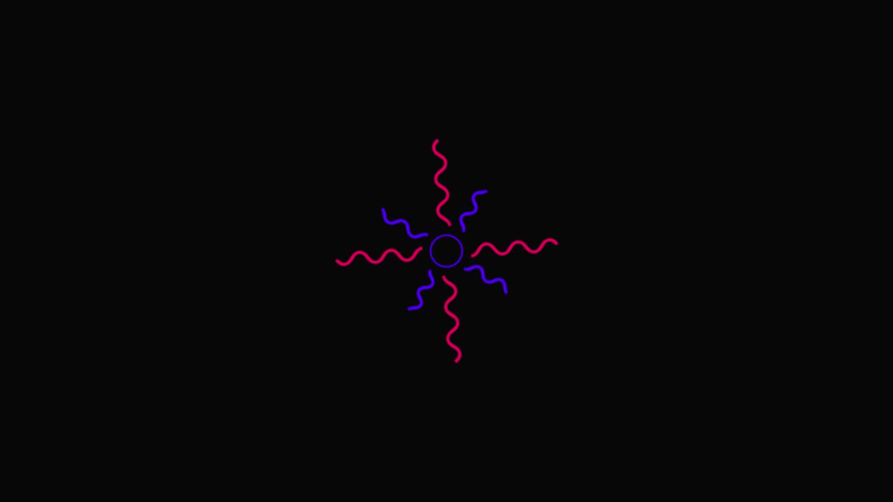 Design Shape Elements Motion Graphics with alpha channel on a transparent background