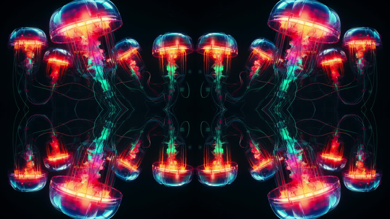 AI clouds and blurred bokeh light