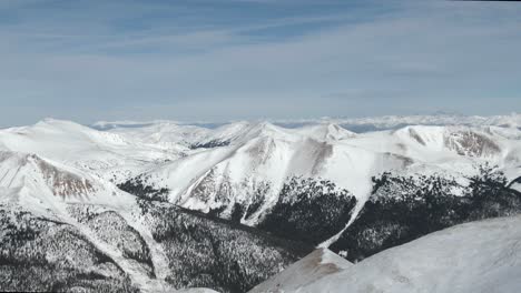 Luftaufnahmen-Von-Berggipfeln-Vom-Loveland-Pass,-Colorado