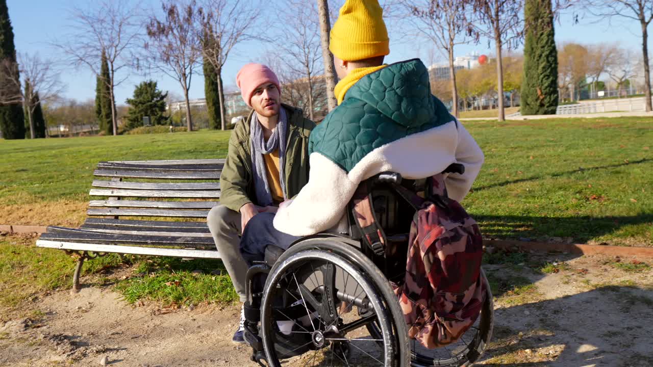 Mensen in een park