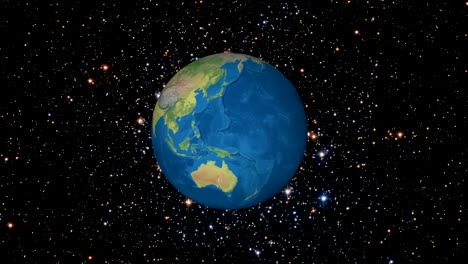 animation of earth rotating