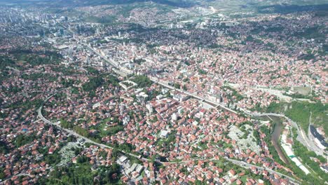 Sarajevo-Bosnien-Draufsicht