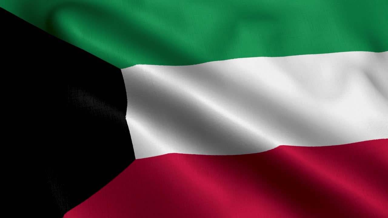 la bandera de kuwait