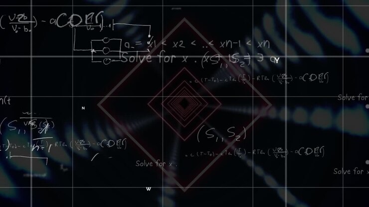 Animation of data processing over tunnel