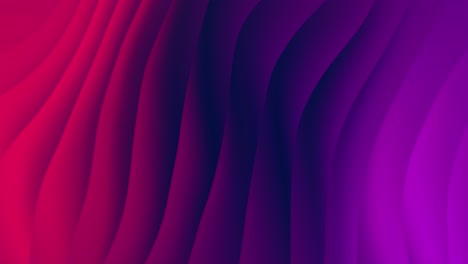 3d modern waves curve pink background