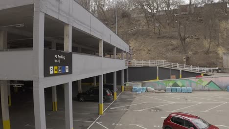 multi-story parking garage